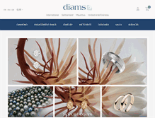 Tablet Screenshot of diams.com